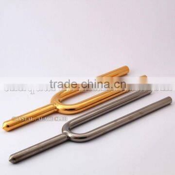 pure gold or platinum quartz crystal singing tuning fork