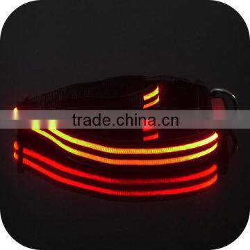 LED Pet Dog Collar S M L Size Custom