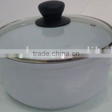 Ceramic Forged Soup Pot Good quality alu non-stick casserole