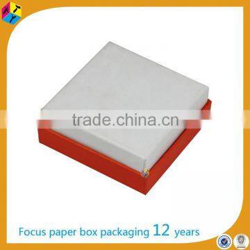 Orange Paper Packaging Gift Fancy Jewellery Box photo-5