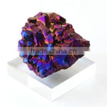 Popular Beautiful Small Natural Coloured Crystal Pyramid Cluster photo-6