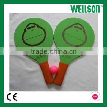 WSBR03 Wooden Beach Racket sets