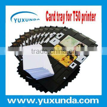 card tray for instant pvc card