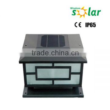 Outdoor pillar lights led solar lights solar fence post lights