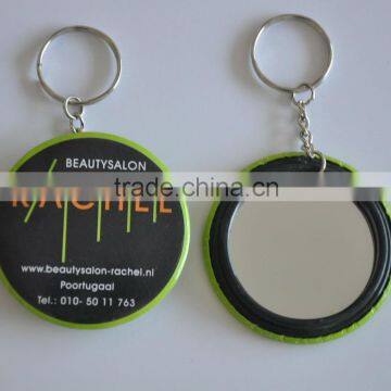 Welcome to customize tin mirror key chain, pocket mirror key chain, cosmetic mirror