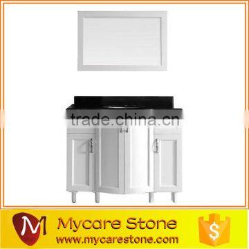 Prefab granite one piece vanity top bathroom vanity top sink