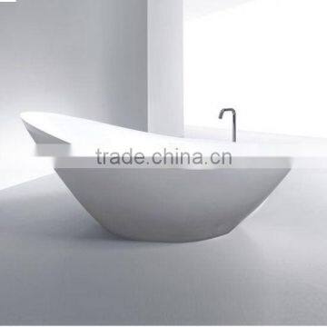 modern carrara white marble freestanding bathtub for Europe market passed ISO9001and CE