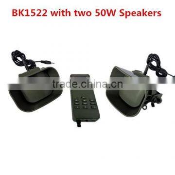Outdoor hunting product bird caller decoy with pure 50W 150dB speakers