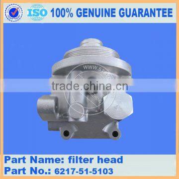 Excavator parts PC450-8 filter head 6217-51-5103