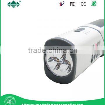 Good Quality Solar Outdoor Table Lamp With Led Flashligt and Radio