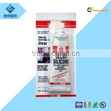 Oil tank sealant adhesive fine heat resistance 100% RTV silicone gasket maker