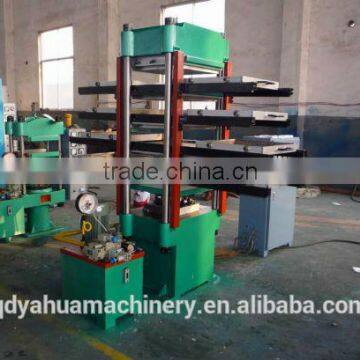 Rubber floor tiles making machine