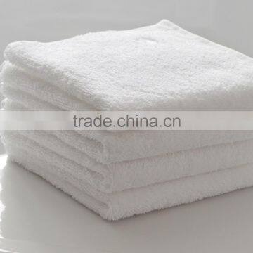 shengsheng white 16s 100% cotton plain design 32x32cm hotel face towel