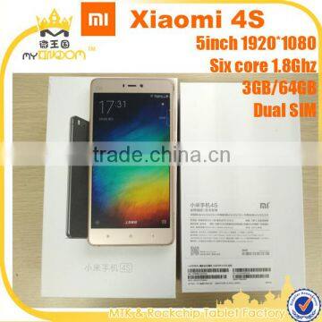 Original Xiaomi Mi 4s 5'' 1920*1080 Snapdragon 808 Hexa Core 4G FDD LTE Unlocked Cell Phone mobile