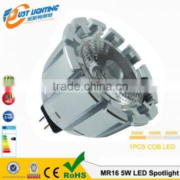 High Quality 5W 6W GU10 GU5.3 MR16 220V 12V LED Pin Spot Light photo-2