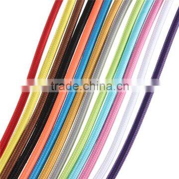 Edison Lamp Colorful Braided Wire 2/3 Core 0.75mm Fabric Wire photo-4