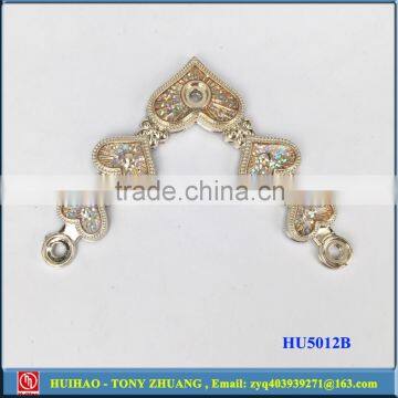 V shape TPU shoes accessories decorative chain parts HU5012B