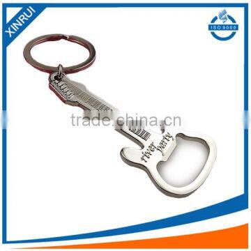 Hot Sale Top Quality Bottle Opener With Custom Metal Guitar Keychain photo-2