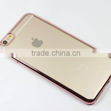 Hot Transparent Electroplating Mobile Phone Case,Mobile Case TPU for Iphone 6 Case photo-5