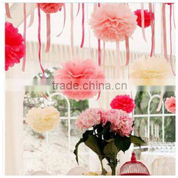 Paper Flower Tissue Pom Poms for Holiday Decoration photo-5