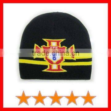 Promotional football fan knitted hat