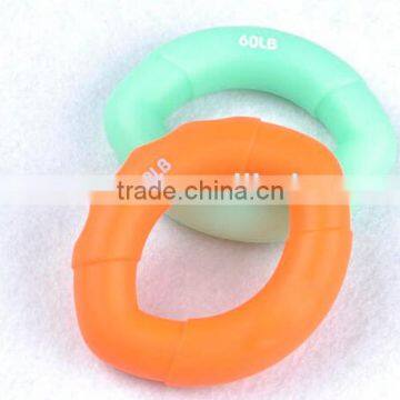 Yiwu Wholesale Professional High Quality Grip Strength Recovery Olive Shape Eco-friendly Silicone Massage Hand Grip Ring photo-6