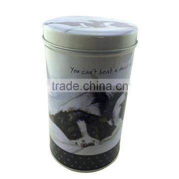 hot sale round tin container for tea or coffee