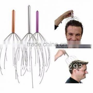 Head Massager Therapy Stainless Wire Hand Held Head Scalp Massager photo-1