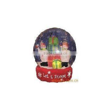 Inflatable snowglobe for Christmas Decoration