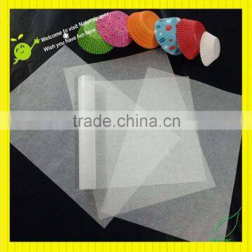 24g glassine paper for butter wrapping paper with certificate zhejiang