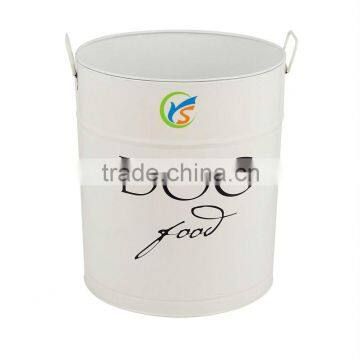 Galvanized Metal Food Grade Bird Food Container photo-2