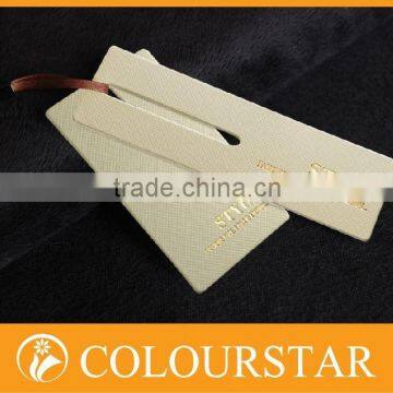 Elegant design with low price paper card garment tag