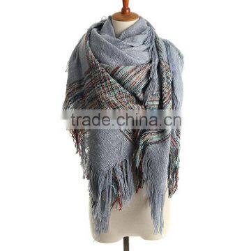 Wholesale Oversized Multi Color Flannel Plaid Scarf