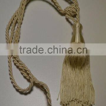 DRAPERY CURTAIN TIEBACK ROPE TIEBACKS