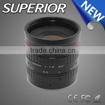 8megapixel ir filter glass manual focus Fujian cctv lens 35mm f1.6 infrared glasses cctv camera lens