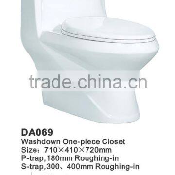 Bathroom Cheap One-piece Siphonic Chaozhou One-piece ToiletDA069 photo-2
