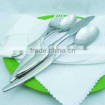 laguiole cutlery set used five start restaurant with stainless steel