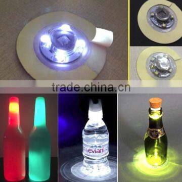 Promotional led bottle sticker,3M tape coaster for glow bottle glorifier