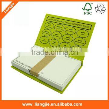 Advertising custom writing memo pad ,custom writing pad,Memo pad with box holder ,