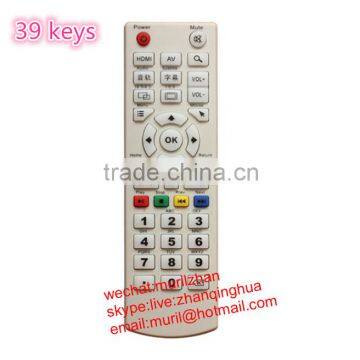 ZF White 39 big buttons lcd Remote Controller best selling products in America for hisense remote control