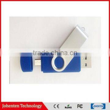 OTG swivel mobile usb flash drive for samsung,2gb 4gb phone usb memory stick,4gb cellphone usb flash drive chip