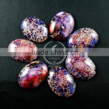 30x40mm big oval purple imperial jasper cabochon beads,gemstone pendant cabochon stone beads set for earrings,rings,4120030