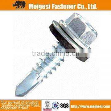 Hex Head Self Drilling Screw With EPDM Rubber Washer