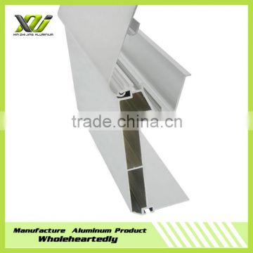 Light box aluminum glass frame extrusion