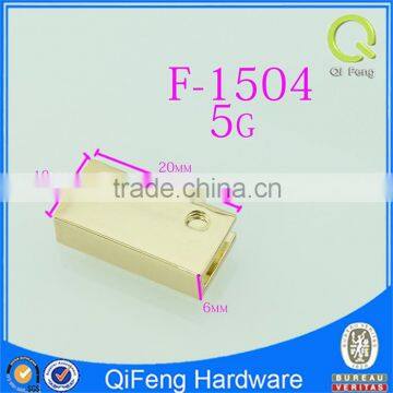 Newest Zinc Alloy Handbag Decorative Square Shape Protector