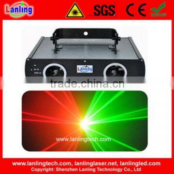 Double head Red Green laser night club lighting