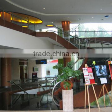 Glass Staircase balustrade/Glass Staircase balustrades/ SS Glass Staircase balustrade