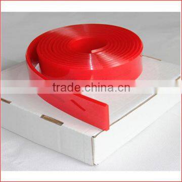 85Durometer red polyurethane beveled squeegee