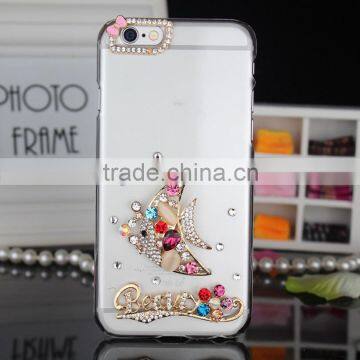 New Luxury 3D Bling Rhinestone pc Hard Phone Back Cover Case for Iphone 6s photo-5