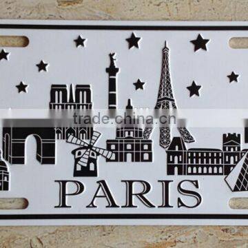 hot sale metal embossing postcard